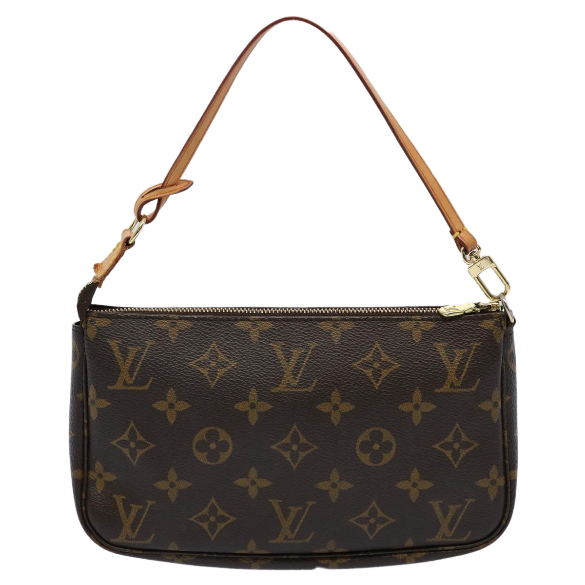 LOUIS VUITTON Monogram Pochette Accessoires Pouch M51980 LV Auth ki3890