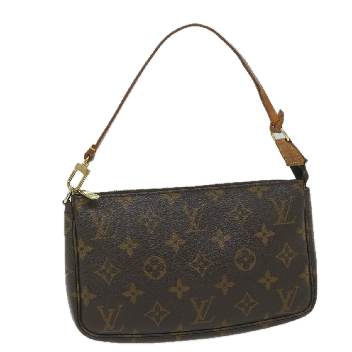 LOUIS VUITTON Monogram Pochette Accessoires Pouch M51980 LV Auth ki3891