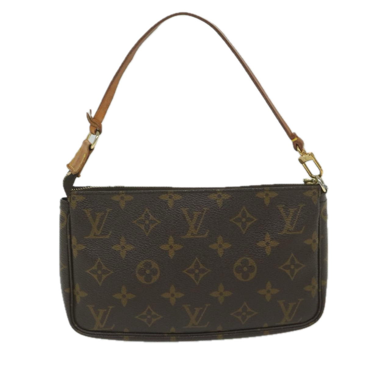 LOUIS VUITTON Monogram Pochette Accessoires Pouch M51980 LV Auth ki3891