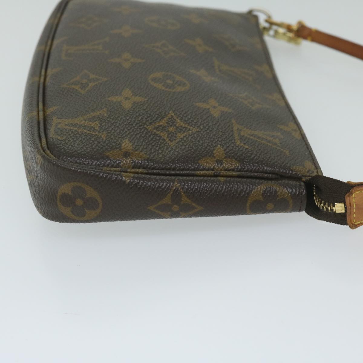 LOUIS VUITTON Monogram Pochette Accessoires Pouch M51980 LV Auth ki3891