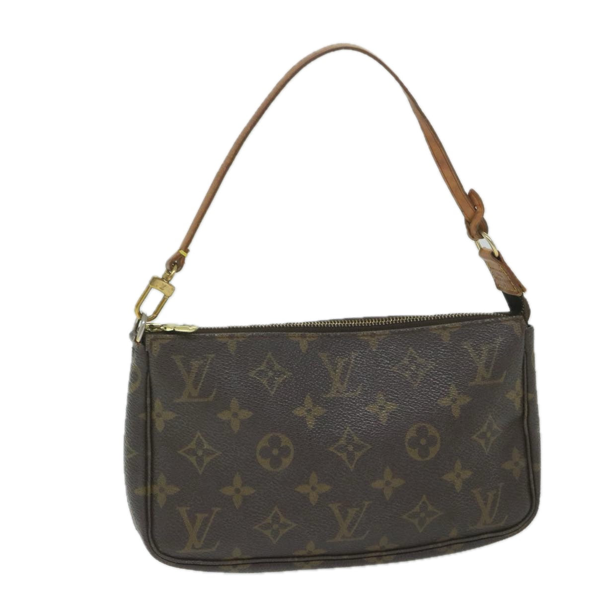 LOUIS VUITTON Monogram Pochette Accessoires Pouch M51980 LV Auth ki3892