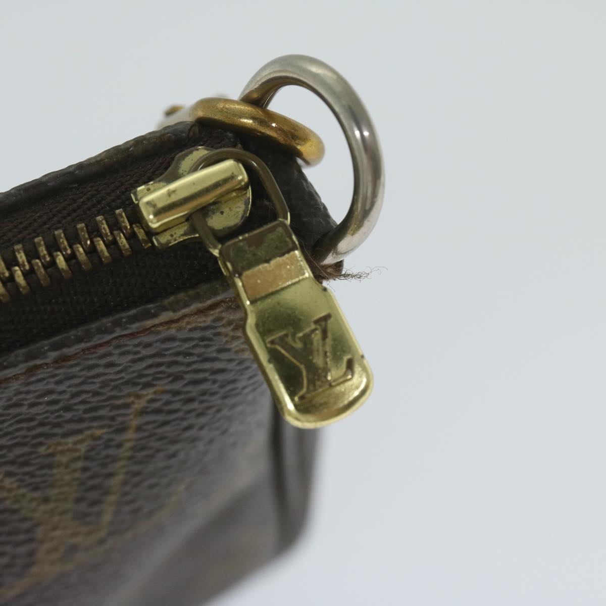 LOUIS VUITTON Monogram Pochette Accessoires Pouch M51980 LV Auth ki3892