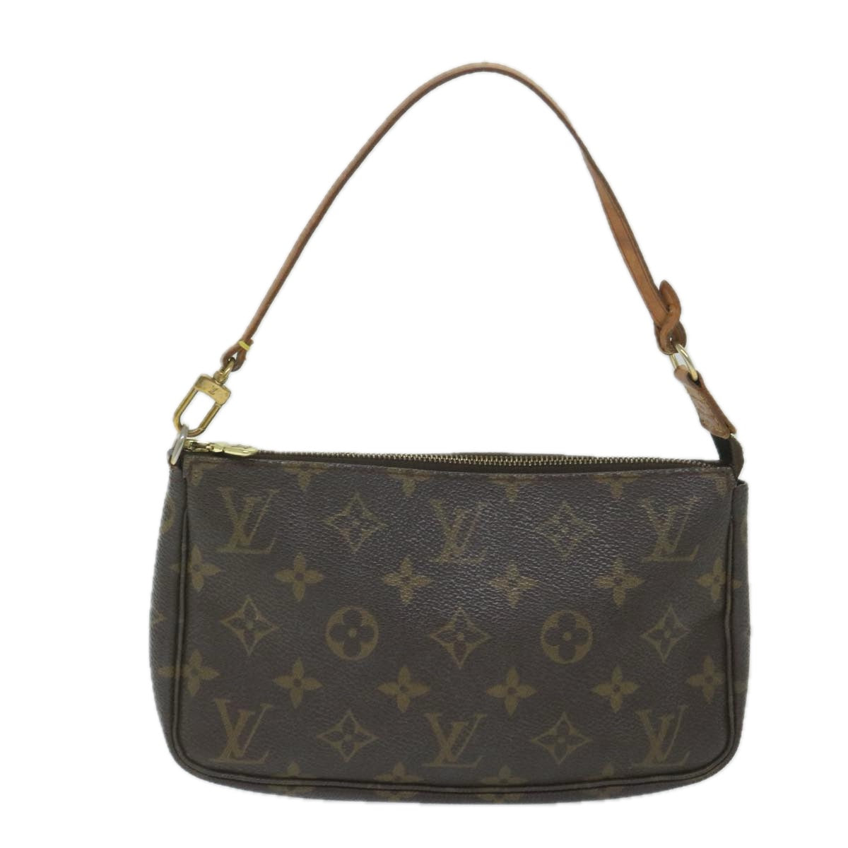 LOUIS VUITTON Monogram Pochette Accessoires Pouch M51980 LV Auth ki3892