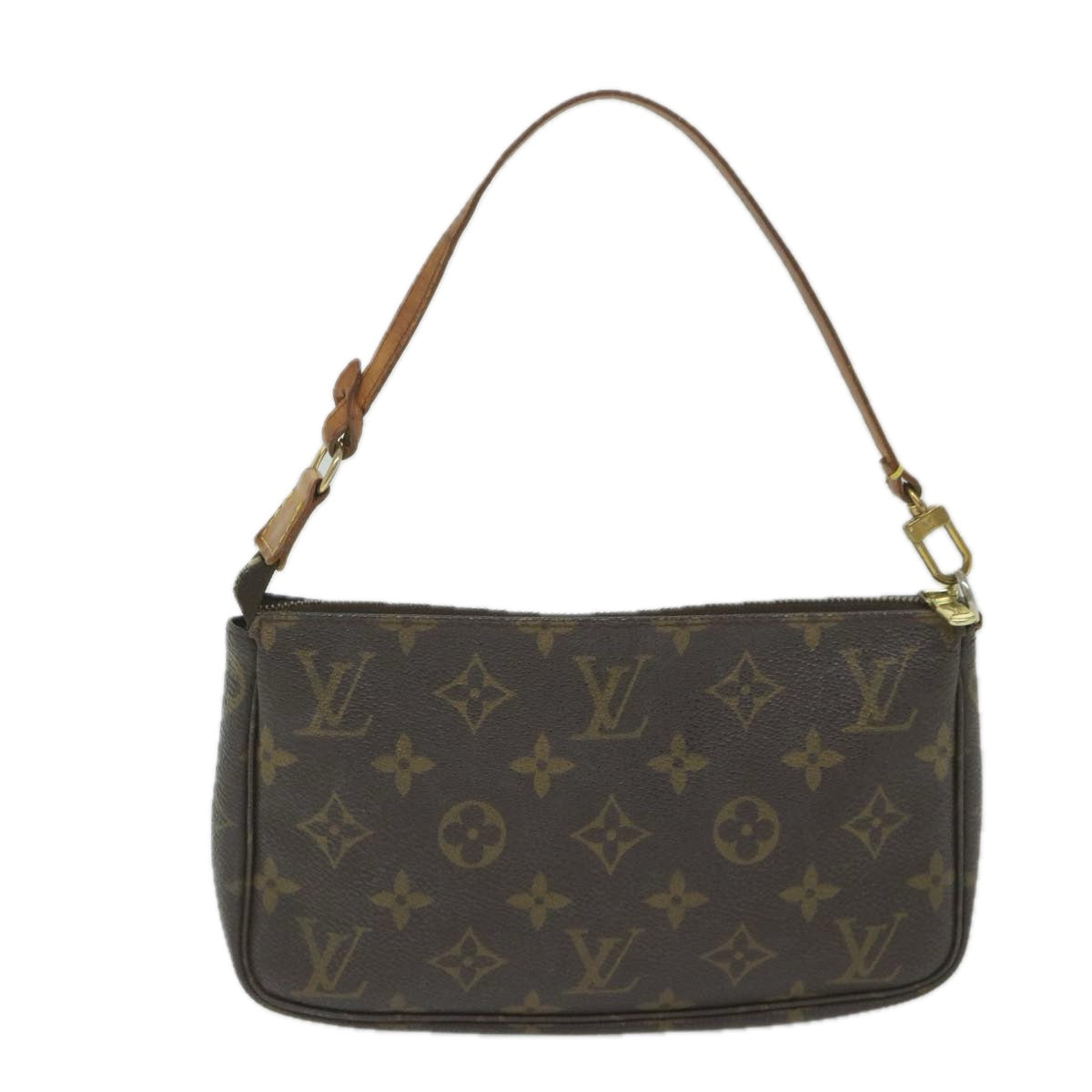 LOUIS VUITTON Monogram Pochette Accessoires Pouch M51980 LV Auth ki3892