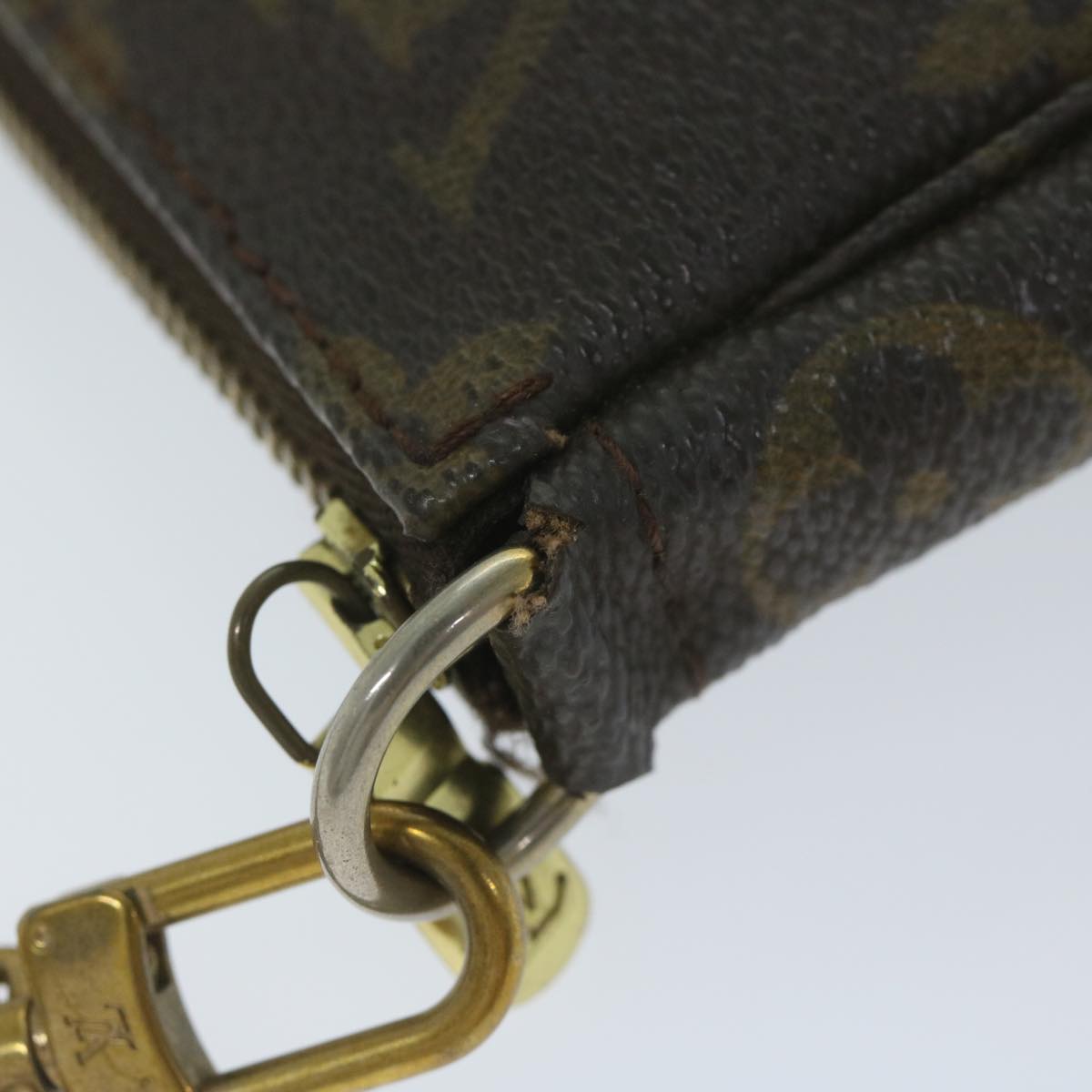 LOUIS VUITTON Monogram Pochette Accessoires Pouch M51980 LV Auth ki3892