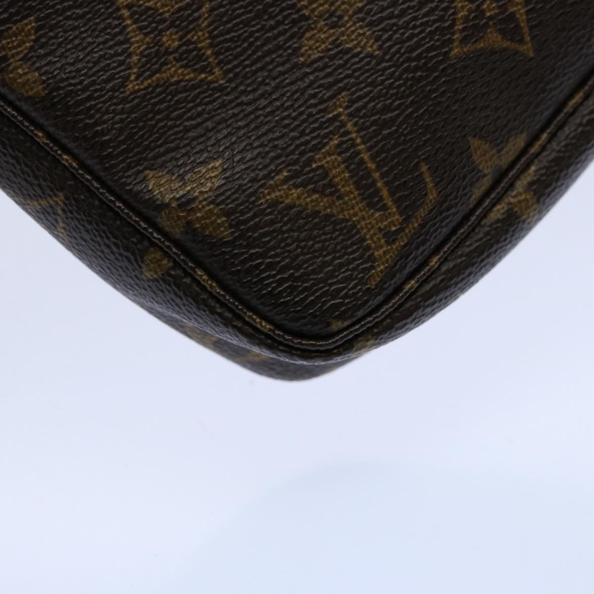 LOUIS VUITTON Monogram Pochette Accessoires Pouch M51980 LV Auth ki3893