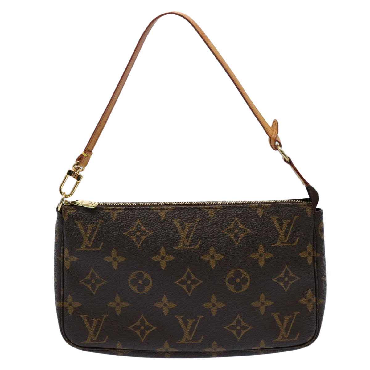 LOUIS VUITTON Monogram Pochette Accessoires Pouch M51980 LV Auth ki3893