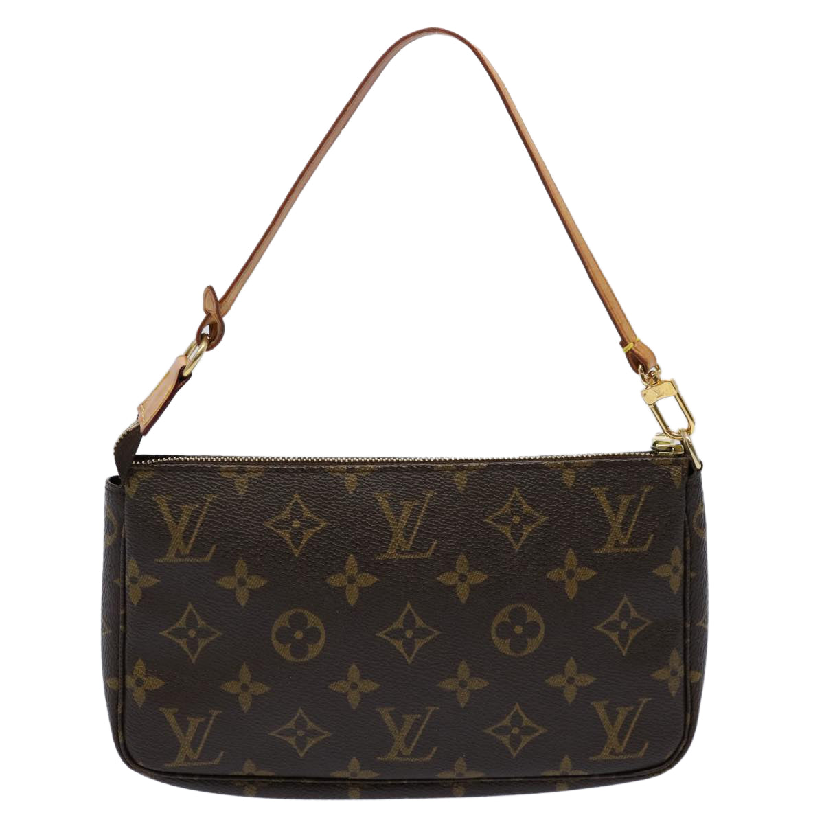 LOUIS VUITTON Monogram Pochette Accessoires Pouch M51980 LV Auth ki3893