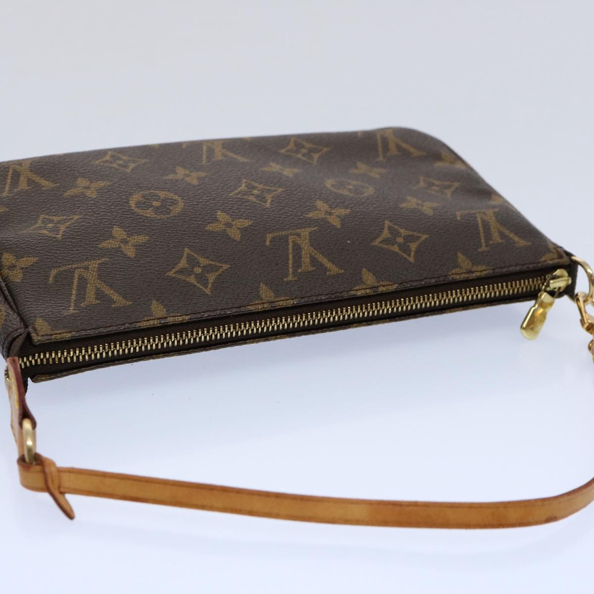 LOUIS VUITTON Monogram Pochette Accessoires Pouch M51980 LV Auth ki3893