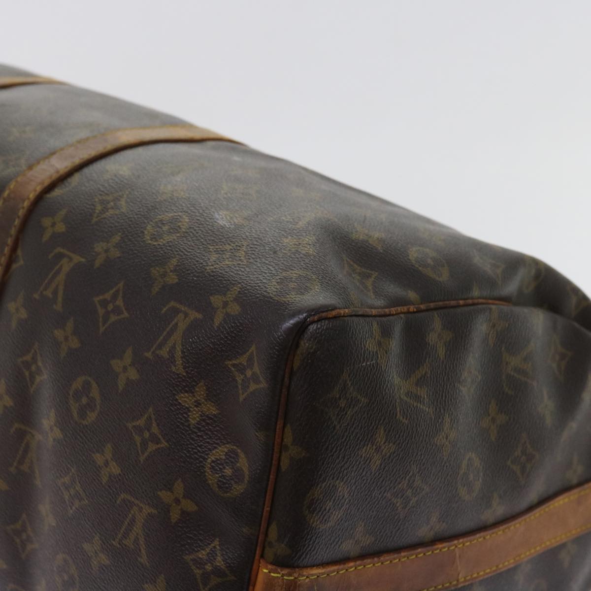 LOUIS VUITTON Monogram Keepall Bandouliere 50 Boston Bag M41416 LV Auth ki3894