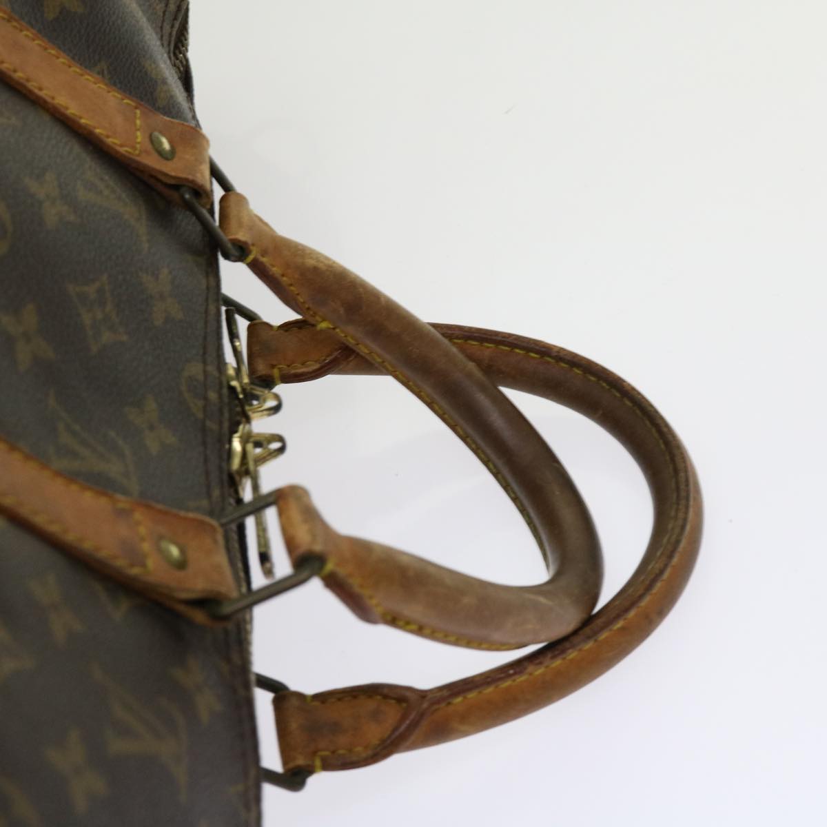 LOUIS VUITTON Monogram Keepall Bandouliere 50 Boston Bag M41416 LV Auth ki3894