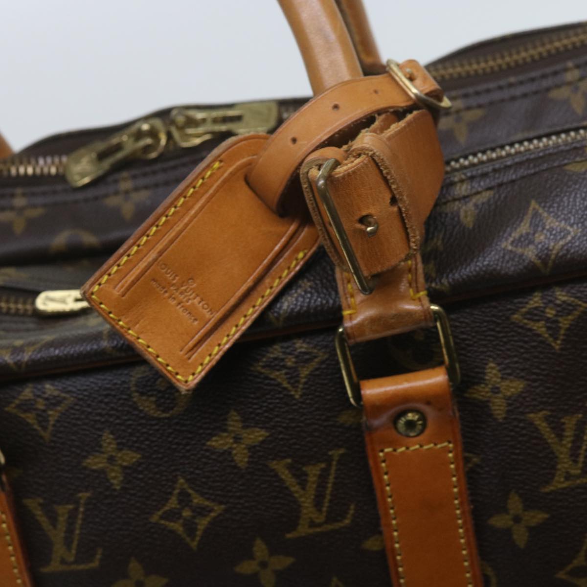 LOUIS VUITTON Monogram Sac 48 Earl Boston Bag M41383 LV Auth ki3926