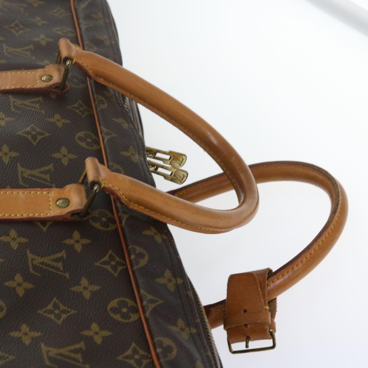 LOUIS VUITTON Monogram Sac 48 Earl Boston Bag M41383 LV Auth ki3926