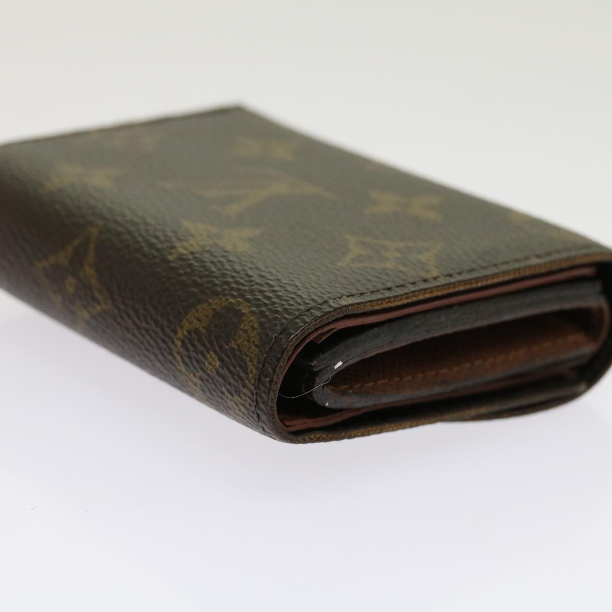 LOUIS VUITTON Monogram Portefeuille Elene Trifold Wallet M60253 LV Auth ki3981