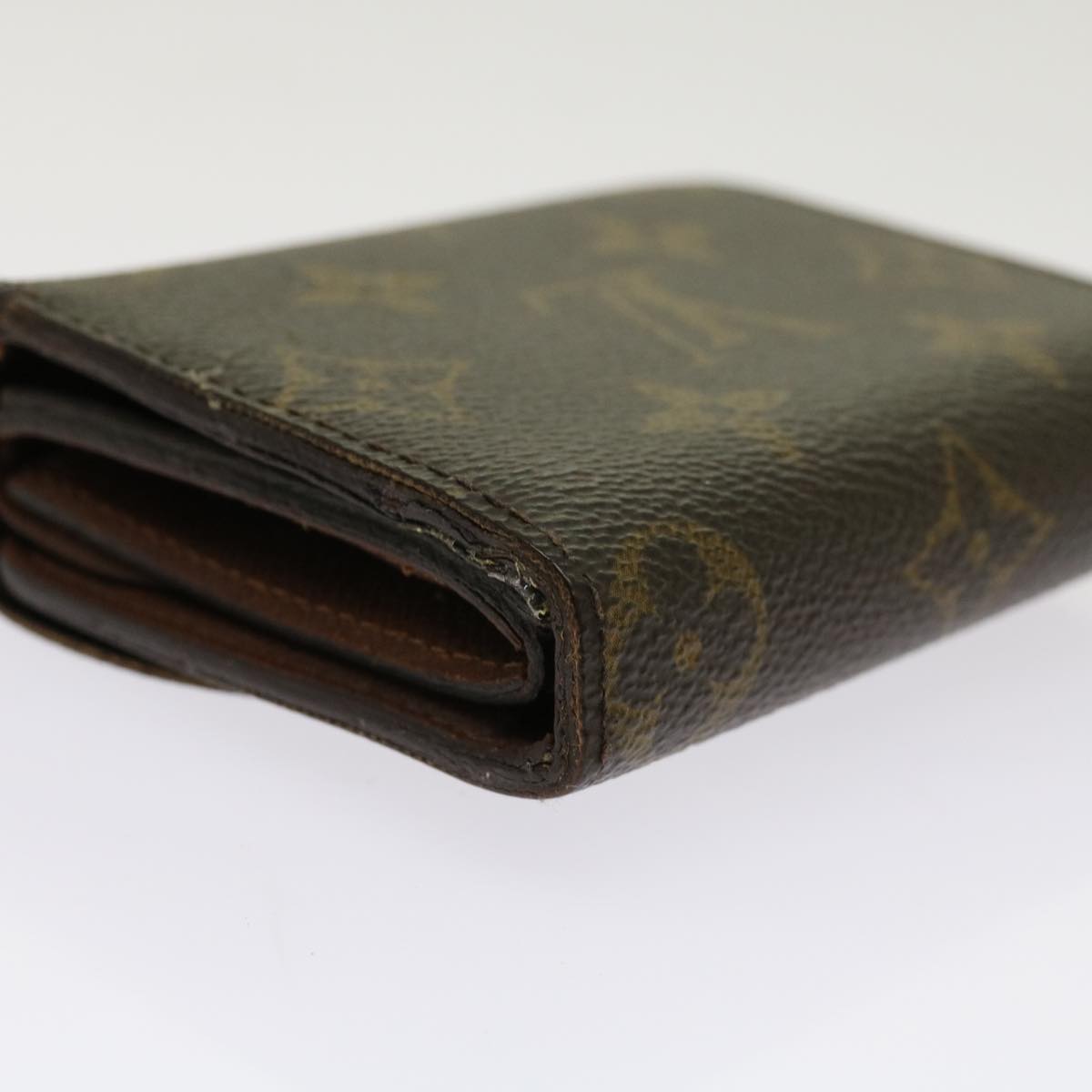 LOUIS VUITTON Monogram Portefeuille Elene Trifold Wallet M60253 LV Auth ki3981