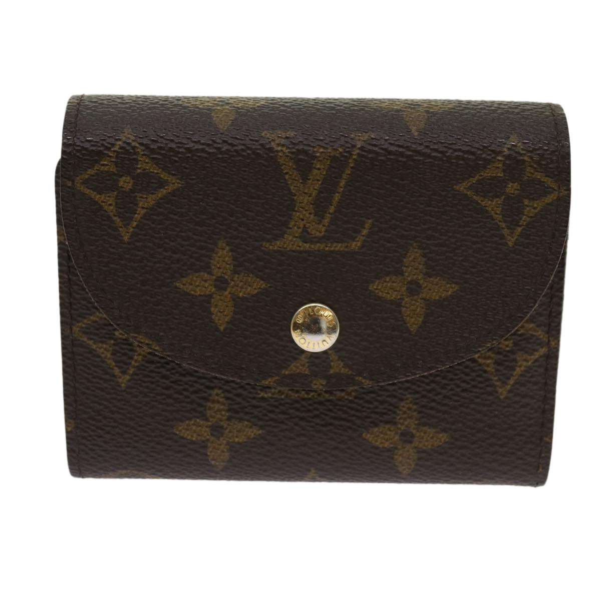 LOUIS VUITTON Monogram Portefeuille Elene Trifold Wallet M60253 LV Auth ki3981