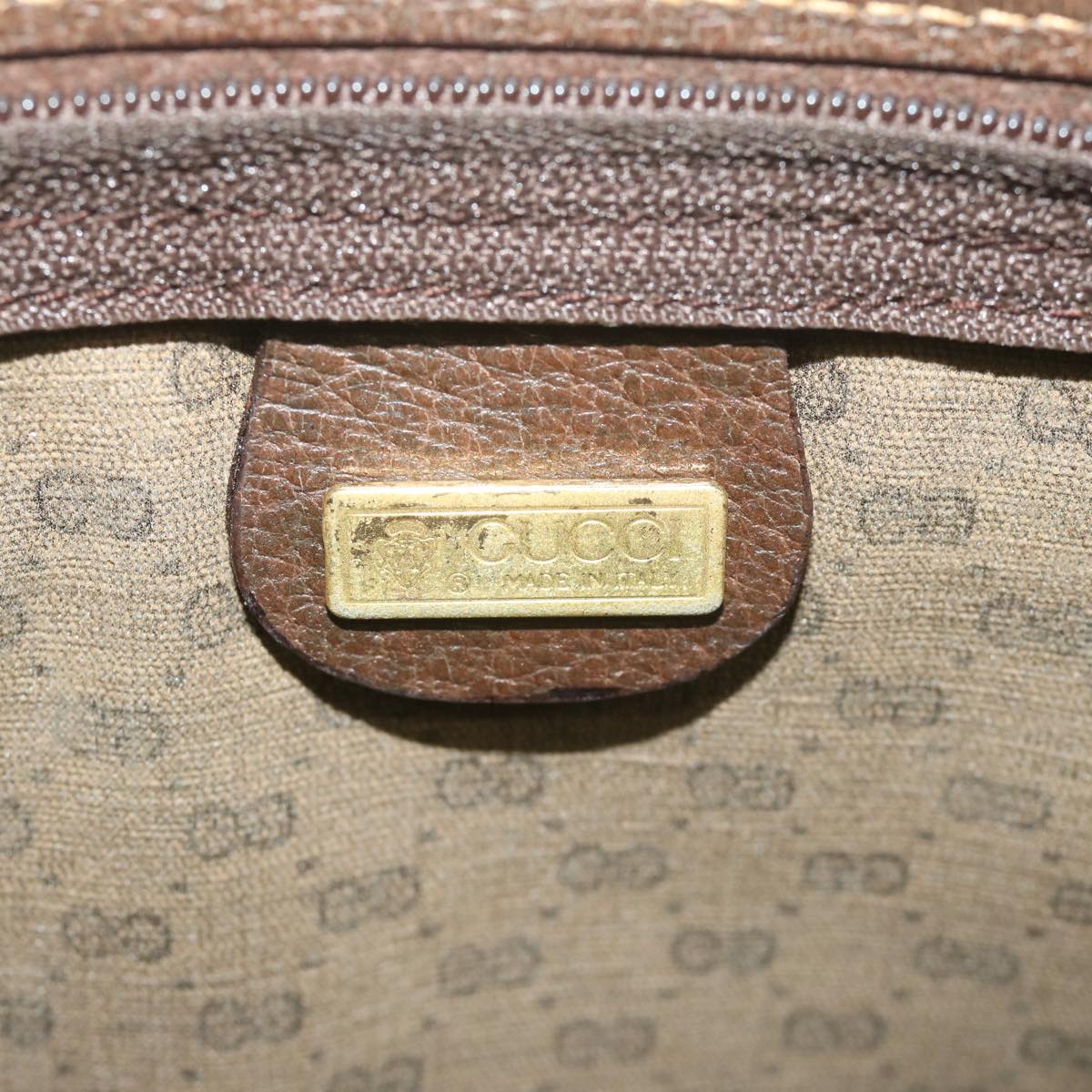 GUCCI Interlocking GG Supreme Clutch Bag Beige 014 115 6063 Auth ki3996