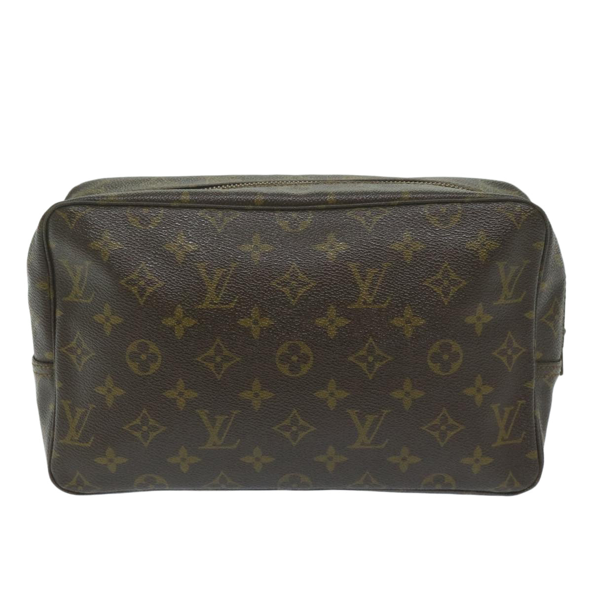 LOUIS VUITTON Monogram Trousse Toilette 28 Clutch Bag M47522 LV Auth ki4009