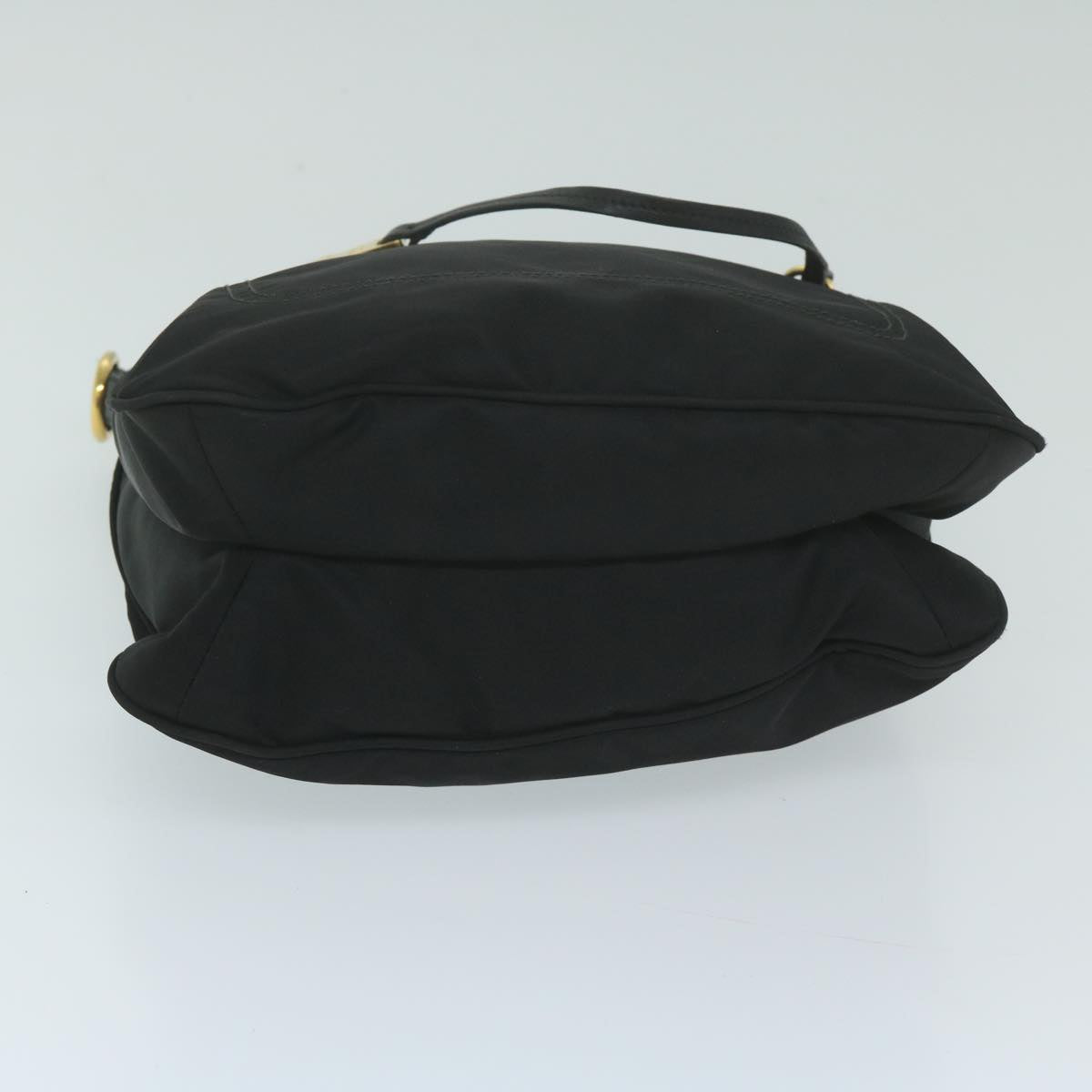 PRADA Shoulder Bag Nylon Black Auth ki4045