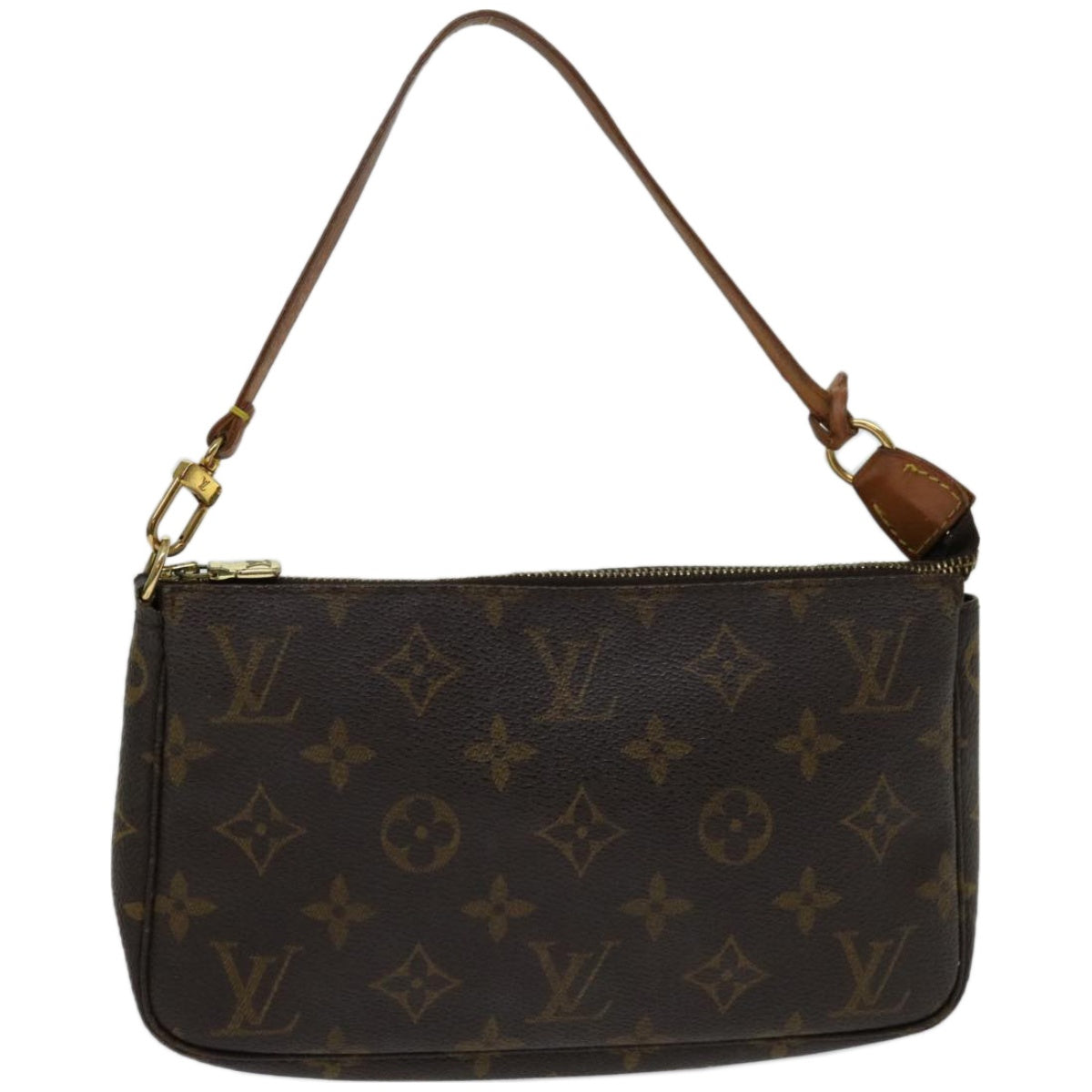 LOUIS VUITTON Monogram Pochette Accessoires Pouch M51980 LV Auth ki4055