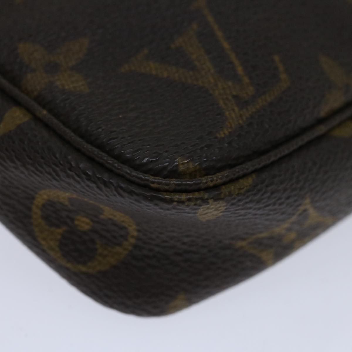 LOUIS VUITTON Monogram Pochette Accessoires Pouch M51980 LV Auth ki4055