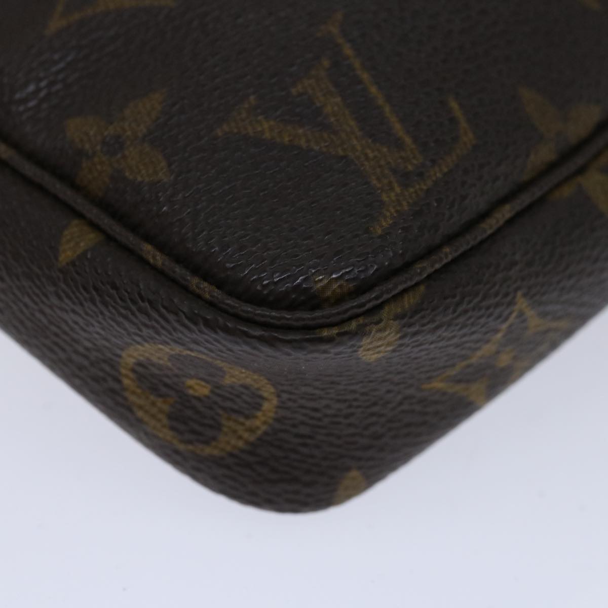 LOUIS VUITTON Monogram Pochette Accessoires Pouch M51980 LV Auth ki4055