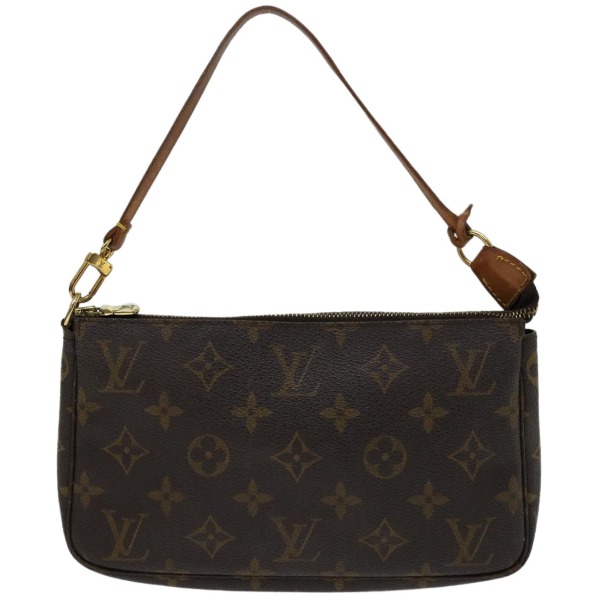 LOUIS VUITTON Monogram Pochette Accessoires Pouch M51980 LV Auth ki4055