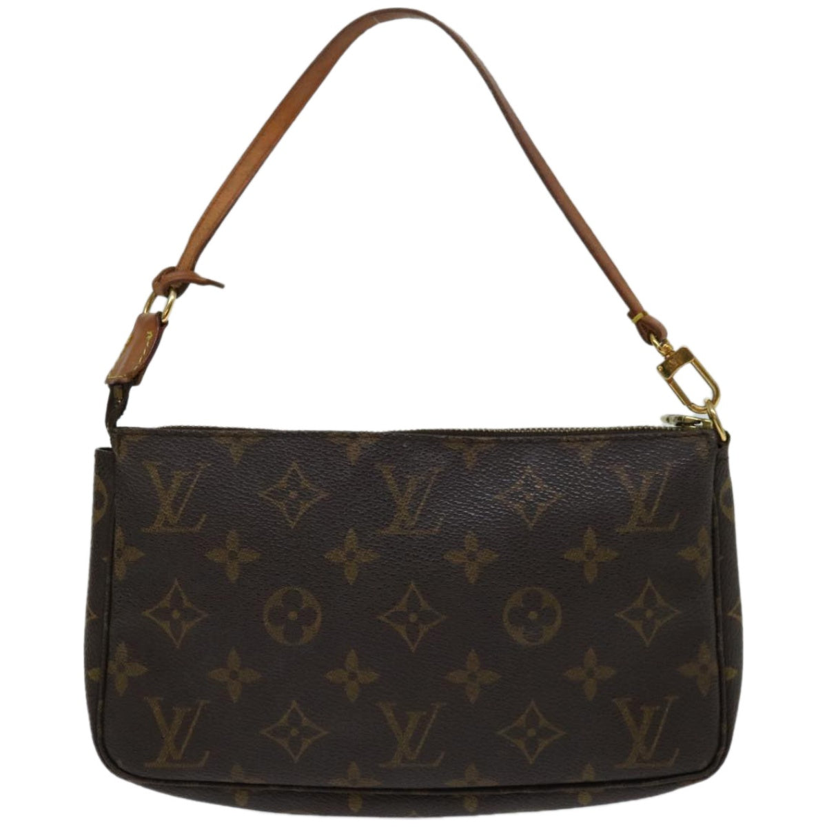 LOUIS VUITTON Monogram Pochette Accessoires Pouch M51980 LV Auth ki4055