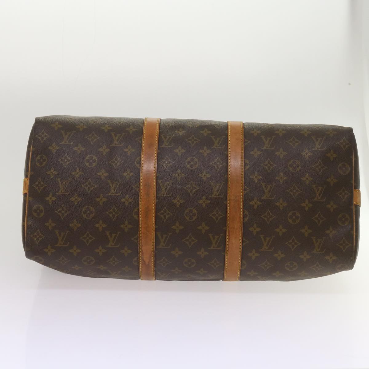 LOUIS VUITTON Monogram Keepall Bandouliere 50 Boston Bag M41416 LV Auth ki4057