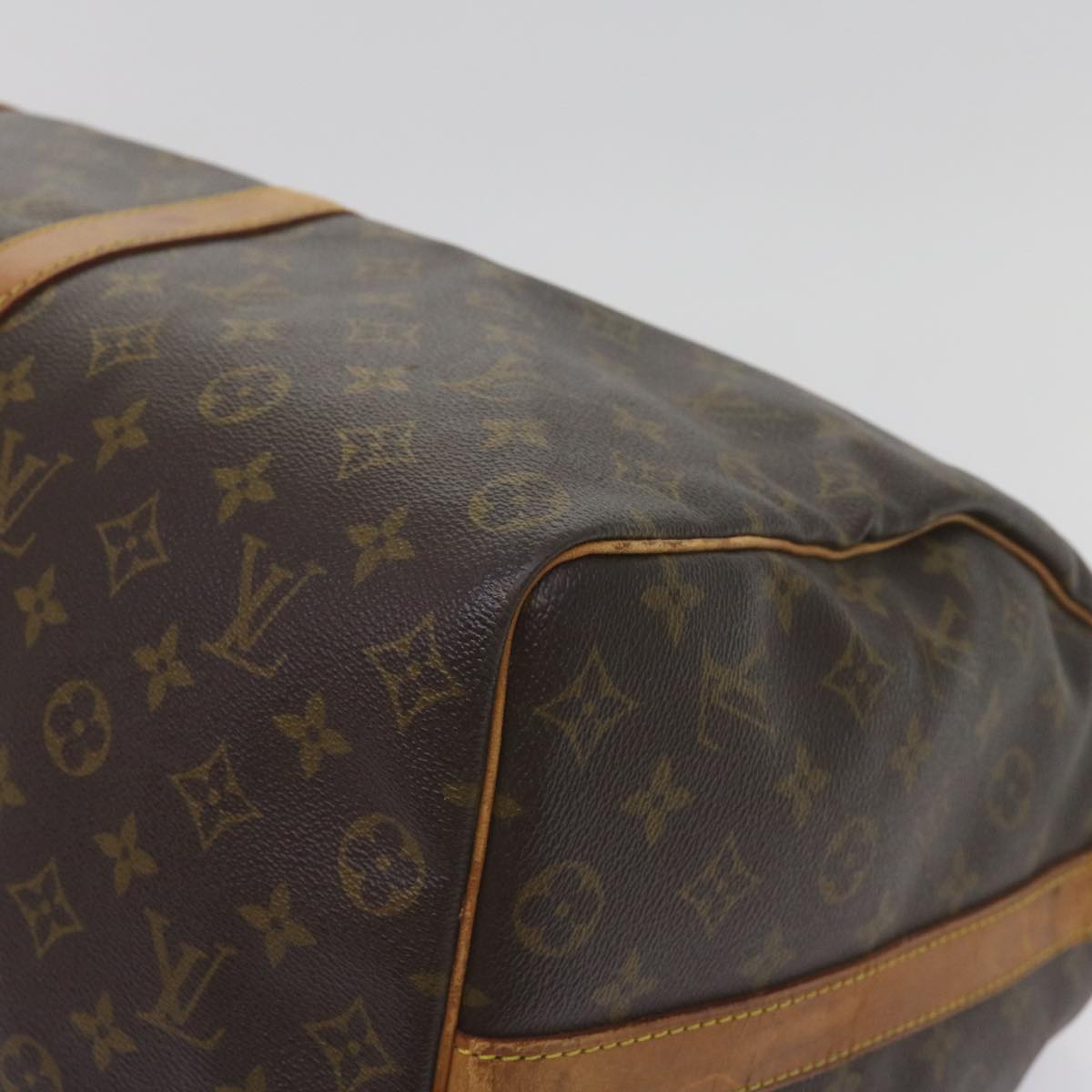 LOUIS VUITTON Monogram Keepall Bandouliere 50 Boston Bag M41416 LV Auth ki4057