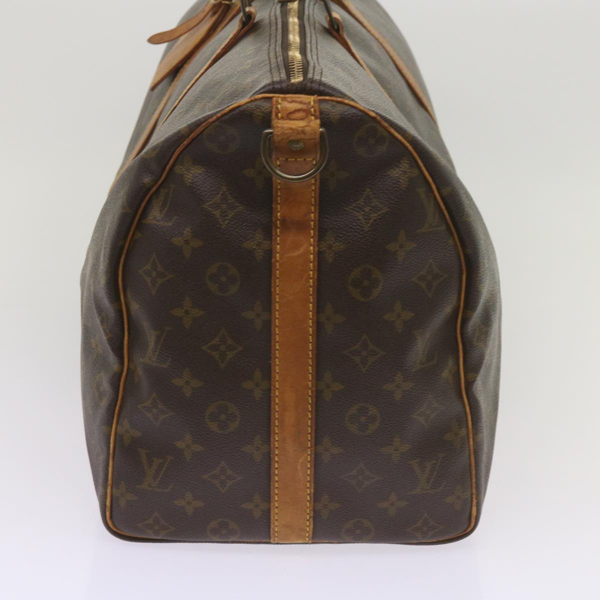 LOUIS VUITTON Monogram Keepall Bandouliere 50 Boston Bag M41416 LV Auth ki4057