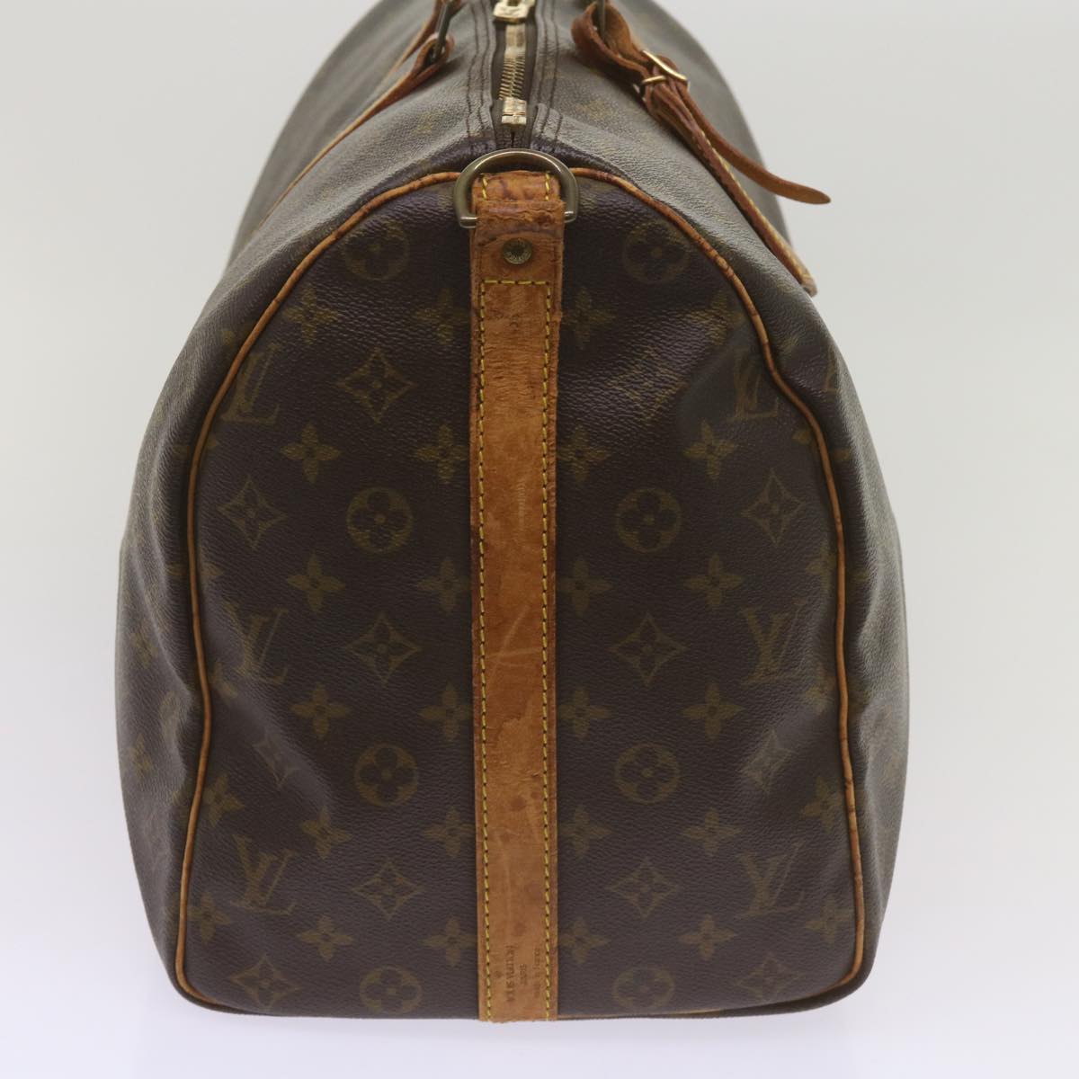 LOUIS VUITTON Monogram Keepall Bandouliere 50 Boston Bag M41416 LV Auth ki4057