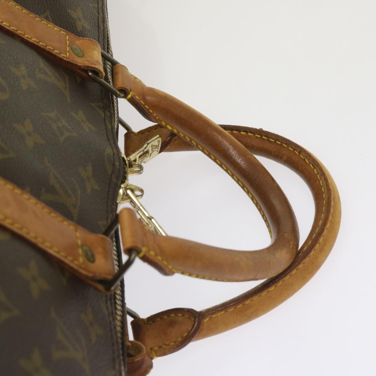 LOUIS VUITTON Monogram Keepall Bandouliere 50 Boston Bag M41416 LV Auth ki4057