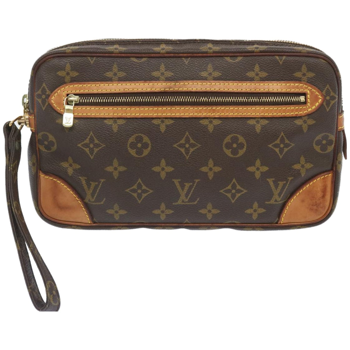 LOUIS VUITTON Monogram Marly Dragonne GM Clutch Bag M51825 LV Auth ki4059