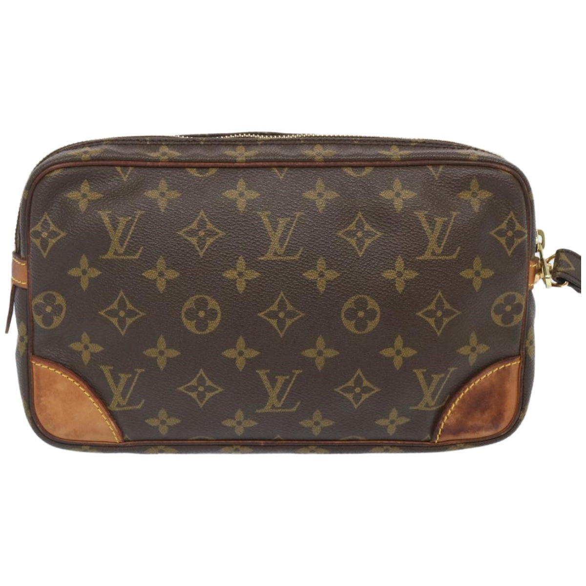 LOUIS VUITTON Monogram Marly Dragonne GM Clutch Bag M51825 LV Auth ki4059