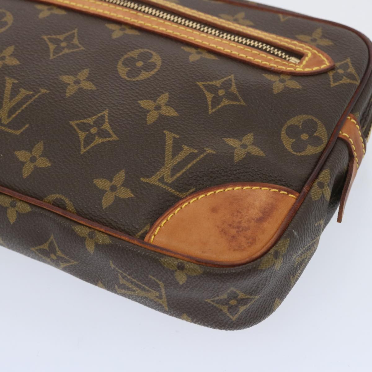 LOUIS VUITTON Monogram Marly Dragonne GM Clutch Bag M51825 LV Auth ki4059