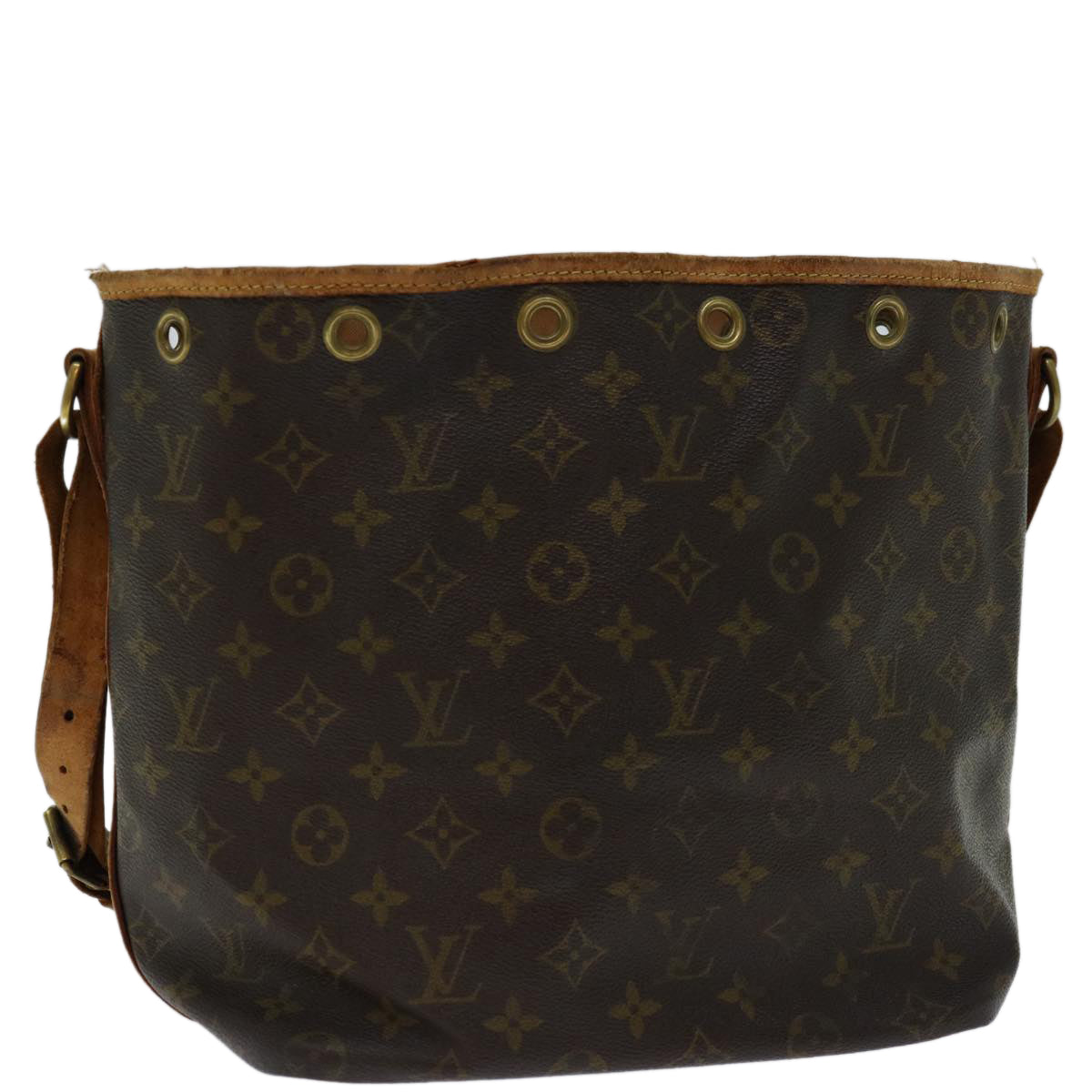 LOUIS VUITTON Monogram Petit Noe Shoulder Bag M42226 LV Auth ki4070