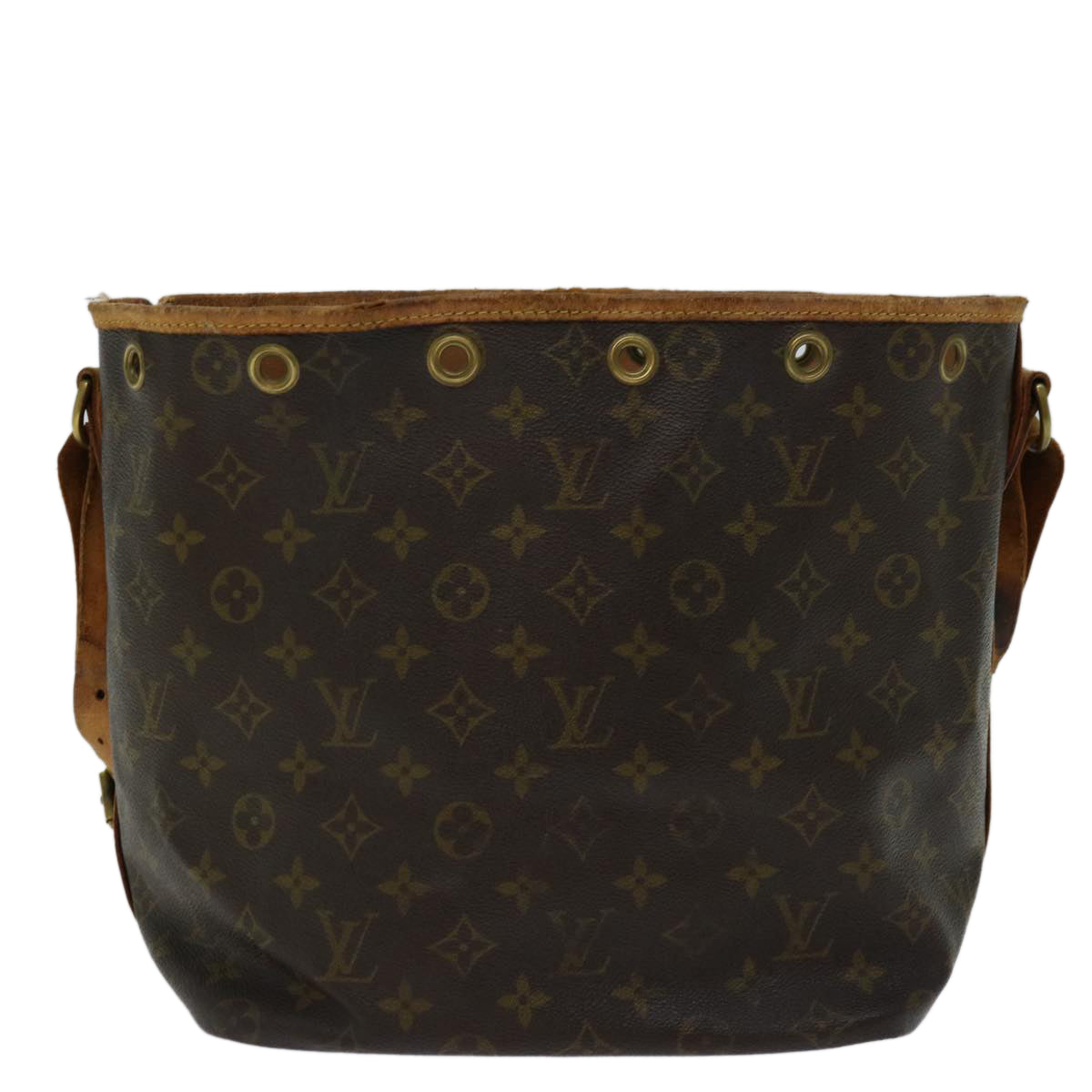 LOUIS VUITTON Monogram Petit Noe Shoulder Bag M42226 LV Auth ki4070