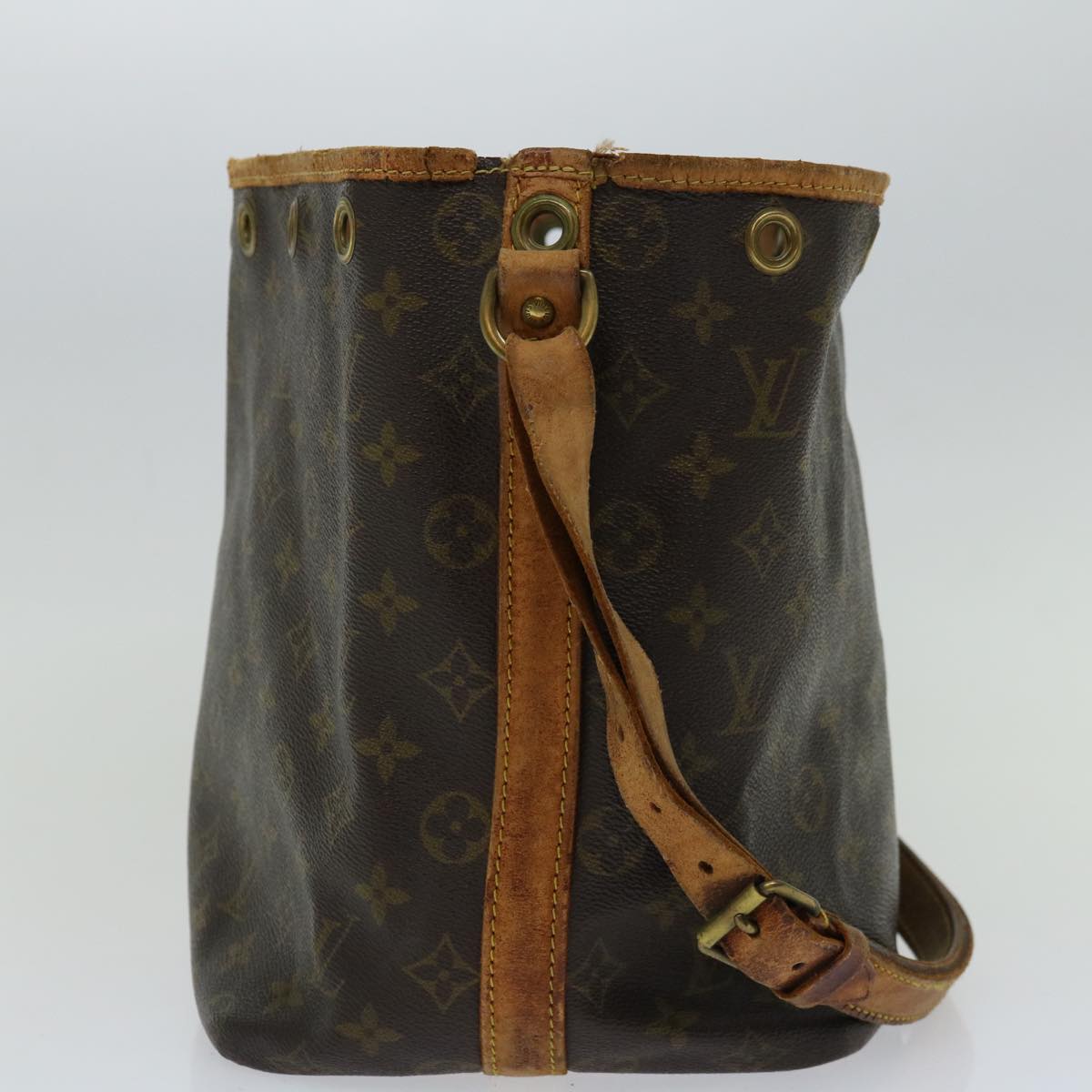 LOUIS VUITTON Monogram Petit Noe Shoulder Bag M42226 LV Auth ki4070