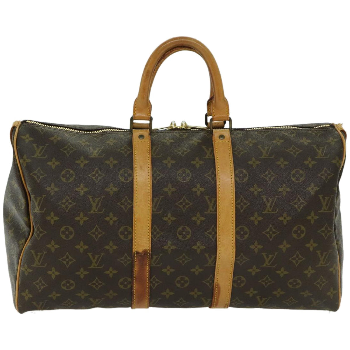 LOUIS VUITTON Monogram Keepall 45 Boston Bag M41428 LV Auth ki4079