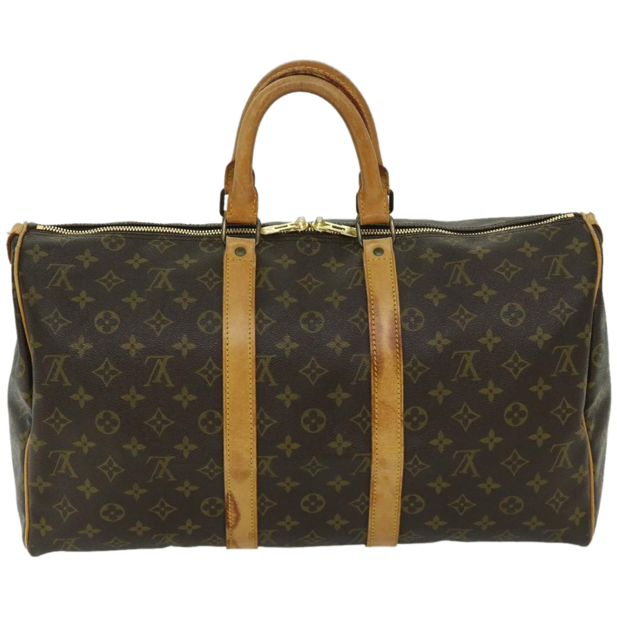 LOUIS VUITTON Monogram Keepall 45 Boston Bag M41428 LV Auth ki4079