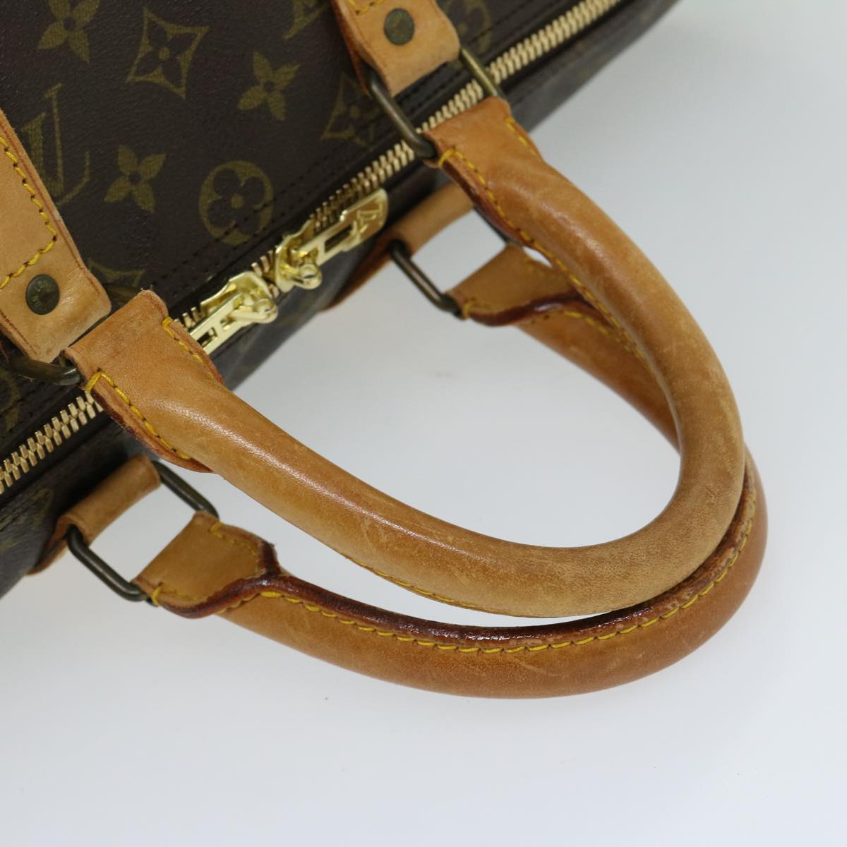 LOUIS VUITTON Monogram Keepall 45 Boston Bag M41428 LV Auth ki4079