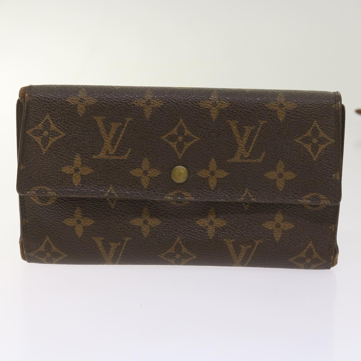 LOUIS VUITTON Monogram Damier Azur Wallet 10set LV Auth ki4088