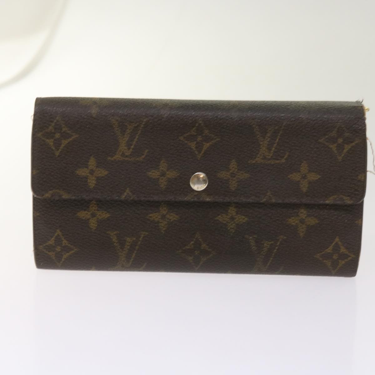 LOUIS VUITTON Monogram Damier Azur Wallet 10set LV Auth ki4088