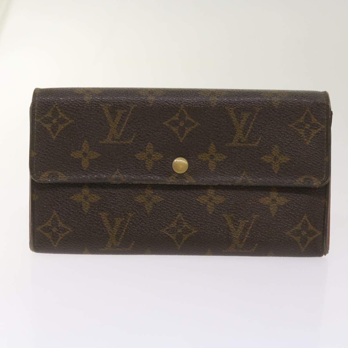 LOUIS VUITTON Monogram Damier Azur Wallet 10set LV Auth ki4088