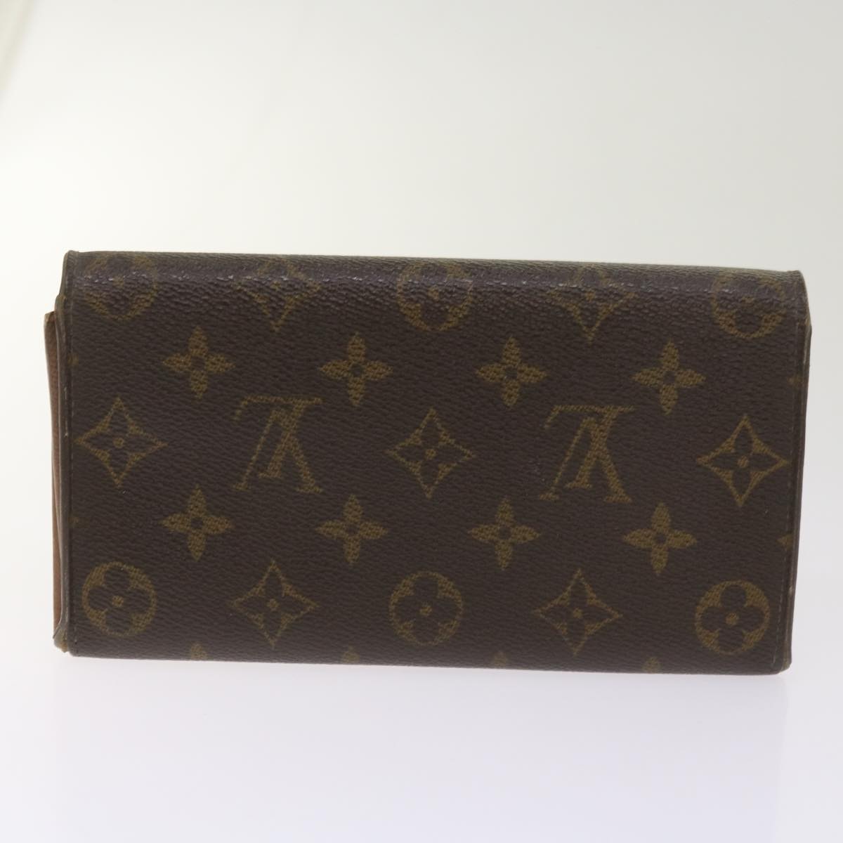 LOUIS VUITTON Monogram Damier Azur Wallet 10set LV Auth ki4088