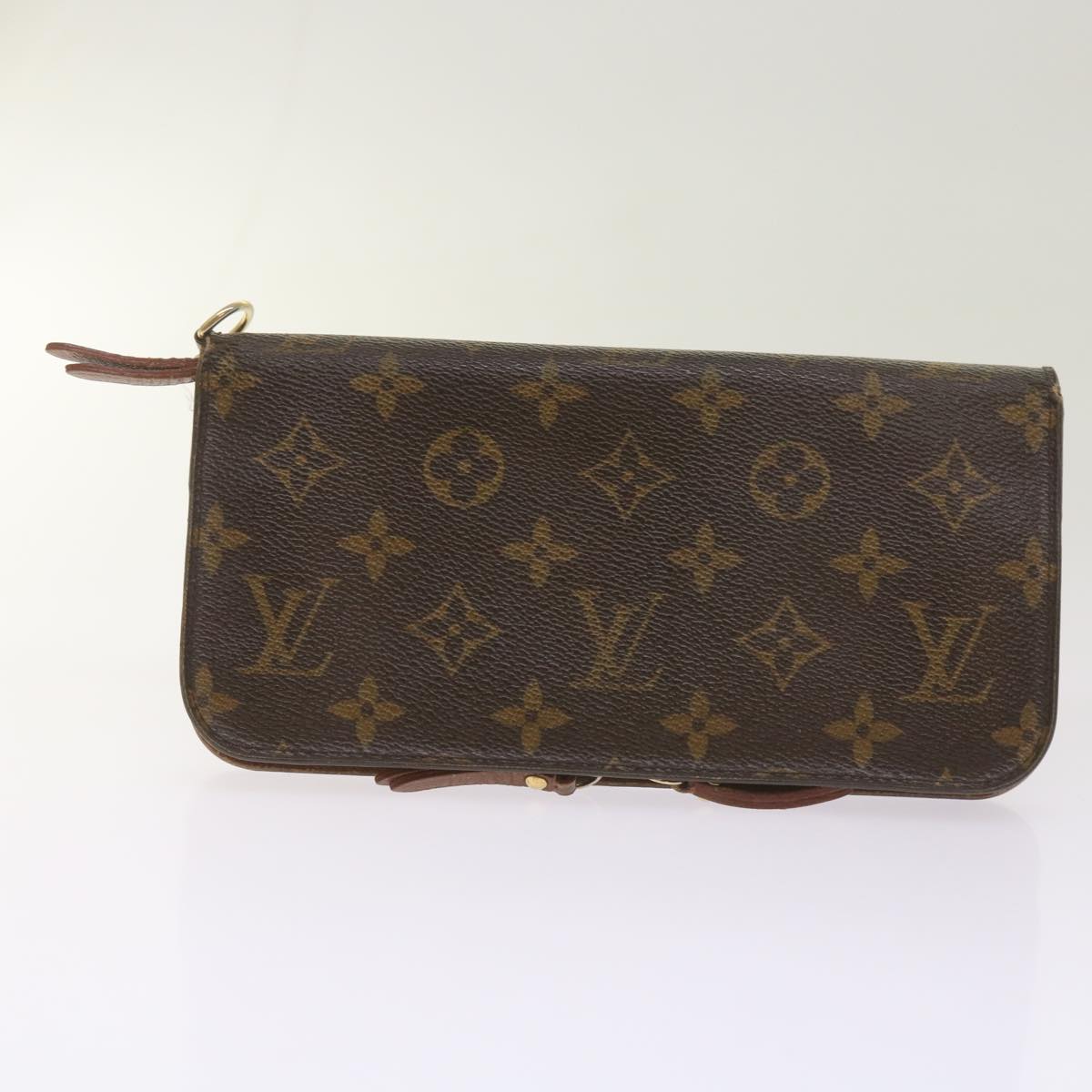 LOUIS VUITTON Monogram Damier Azur Wallet 10set LV Auth ki4088