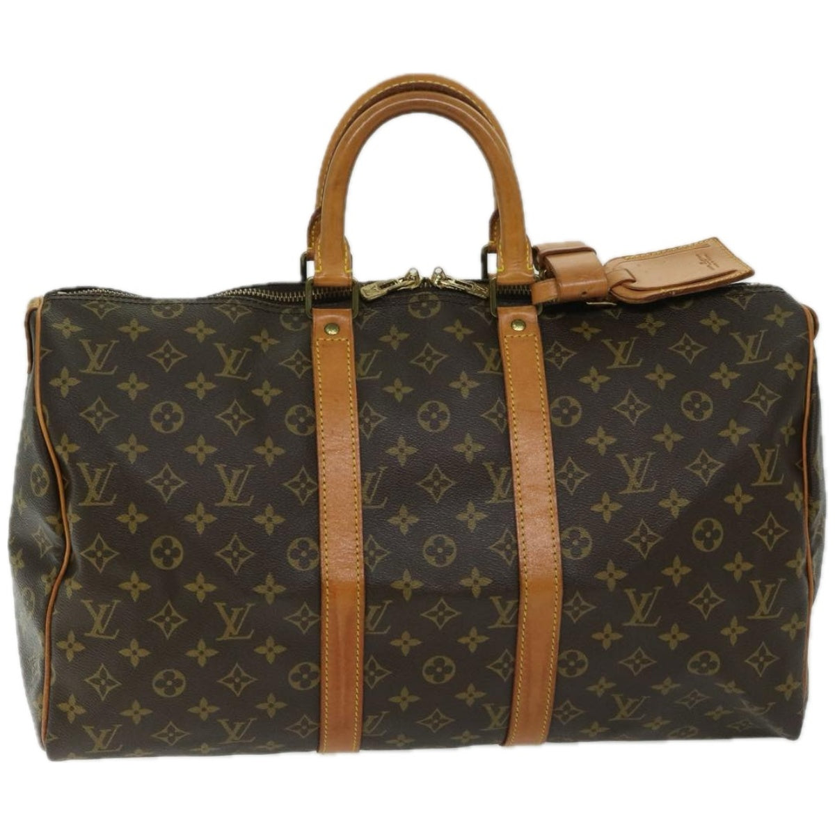 LOUIS VUITTON Monogram Keepall 45 Boston Bag M41428 LV Auth ki4095