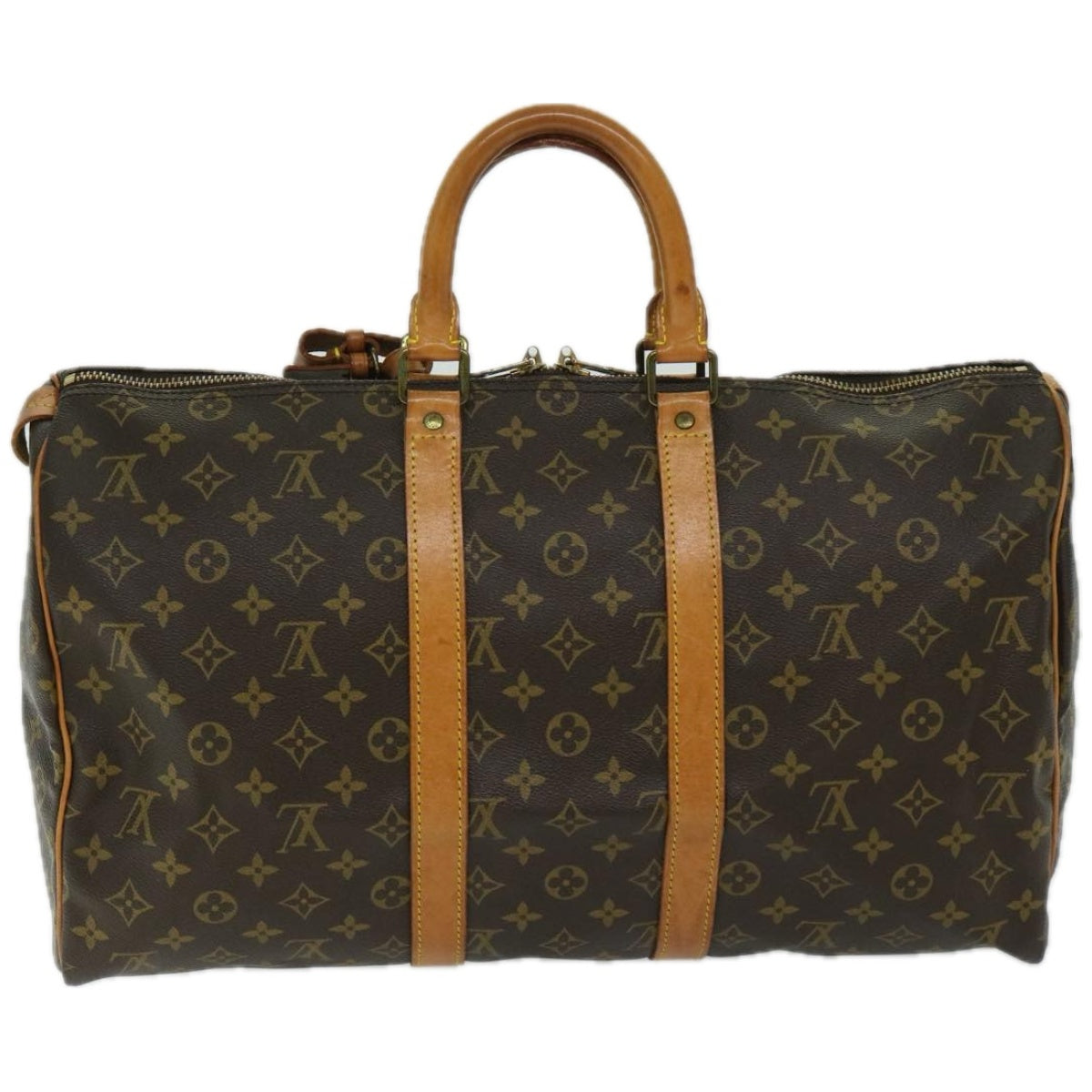 LOUIS VUITTON Monogram Keepall 45 Boston Bag M41428 LV Auth ki4095