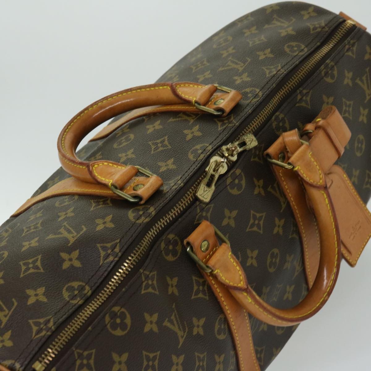 LOUIS VUITTON Monogram Keepall 45 Boston Bag M41428 LV Auth ki4095